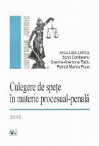 Culegere spete materie procesual penala