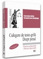 Culegere teste grilă drept penal