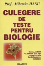 Culegere teste pentru biologie pentru