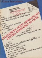 Culegere texte gramaticale pentru admiterea