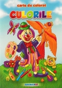 Culorile - carte de colorat (romana-engleza) (format B5)