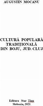 Cultură populară tradiţională din Boju