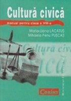 Cultura civica Manual clasa VIII