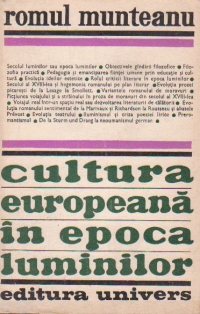 Cultura europeana in epoca Luminilor