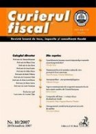 Curierul fiscal nr. 10/2007