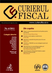 Curierul fiscal, Nr. 6/2011