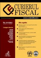 Curierul fiscal, Nr. 8-9/2011