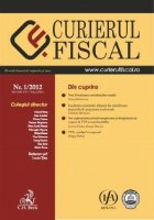 Curierul fiscal, nr. 1/2012