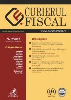 Curierul fiscal, nr. 2/2012