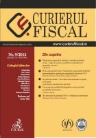 Curierul Fiscal, Nr. 9/2013