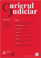 Curierul Judiciar, Nr. 4/2012