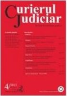 Curierul Judiciar. Nr. 4/2013