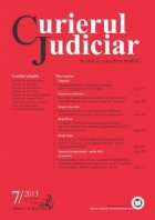 Curierul Judiciar, Nr. 7/2013