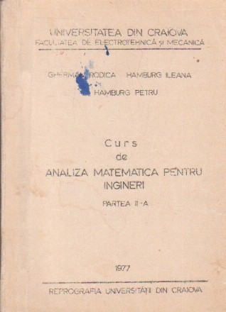 Curs de analiza matematica pentru ingineri, Partea a II-a