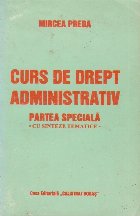 Curs drept administrativ Partea speciala