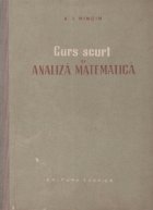 Curs scurt analiza matematica (traducere