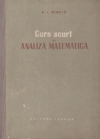 Curs scurt de analiza matematica (traducere din limba rusa)