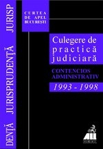 Curtea de Apel Bucuresti. Culegere de practica judiciara penala, 1998