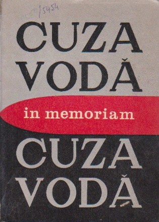 Cuza Voda - in memoriam