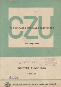 CZU - Industrie alimentara. Extrase