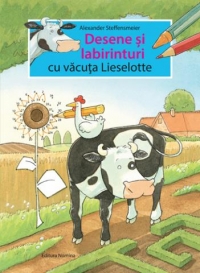 Desene si labirinturi cu vacuta Liesellote