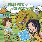 Desenez dinozauri cu sabloane