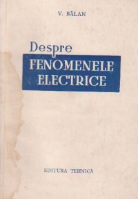 Despre fenomenele electrice