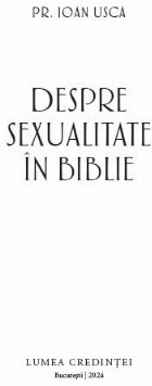 Despre sexualitate în Biblie