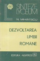 Dezvoltarea limbii romane Aspecte clasice
