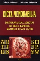 Dicta Memorabila Dictionar uzual adnotat