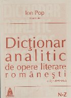 Dictionar analitic opere literare romanesti