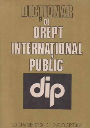 Dictionar de drept international public