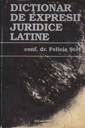 Dictionar de Expresii Juridice Latine