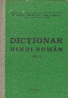 Dictionar Hindi Roman Volumul lea