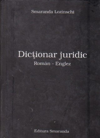 Dictionar juridic Roman - Englez