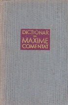 Dictionar maxime comentat