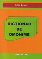 Dictionar omonime