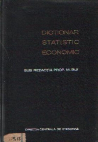 Dictionar statistic economic