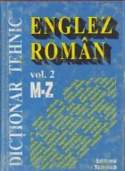 Dictionar tehnic englez roman Volumul