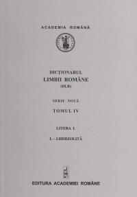 Dictionarul limbii romane. Tomul IV, litera L