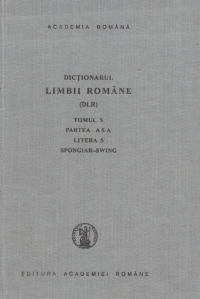 Dictionarul limbii romane. Tomul X (partea a V-a), litera S