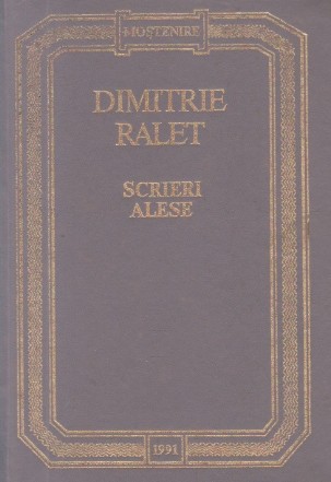 Dimitrie Ralet - Scrieri Alese