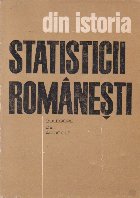 Din istoria statisticii romanesti Culegere