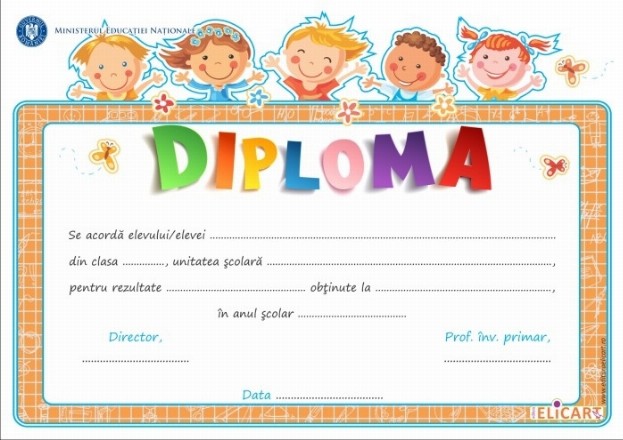 Diploma ciclul primar 2