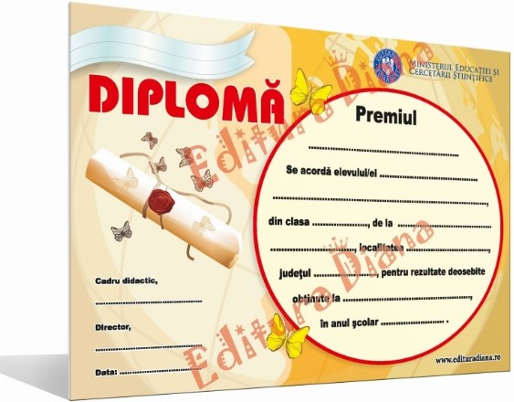 Diploma de Premiu A4