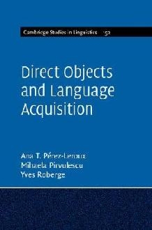 Direct Objects and Language Acquisition