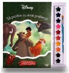 Disney. Sa pictam cu eroii preferati. Carte de colorat cu pensule si acuarele