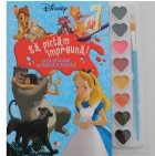 Disney. Sa pictam impreuna! Carte de colorat cu pensule si acuarele (format mic)