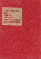 Documente din istoria miscarii muncitoresti din Romania 1893 - 1900