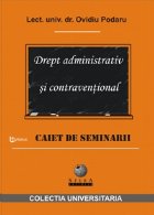 Drept administrativ contraventional Caiet seminarii